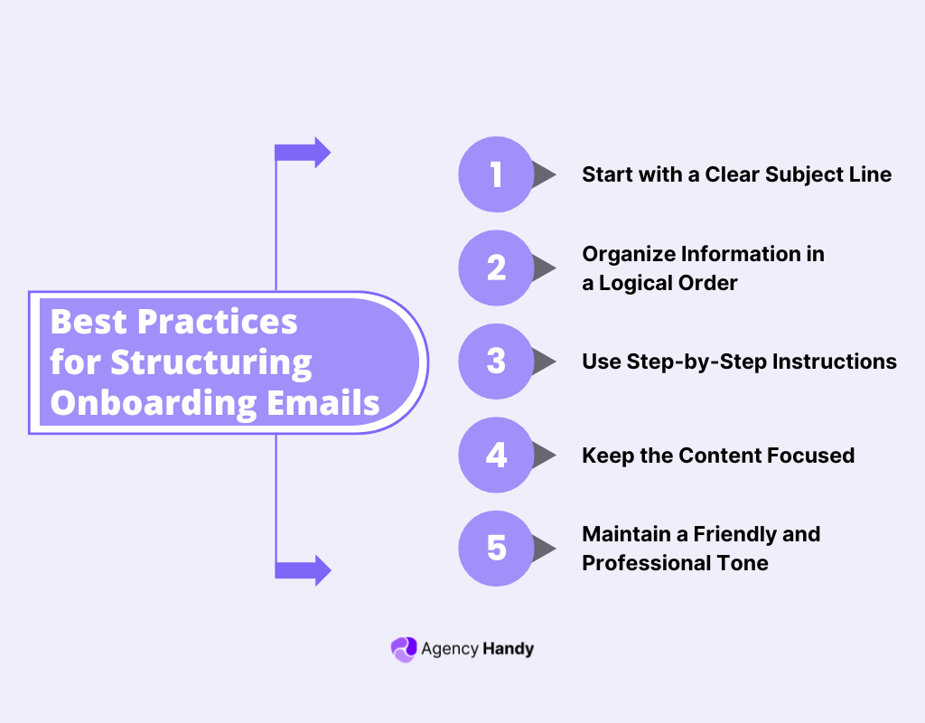Best Practices for Structuring Onboarding Emails