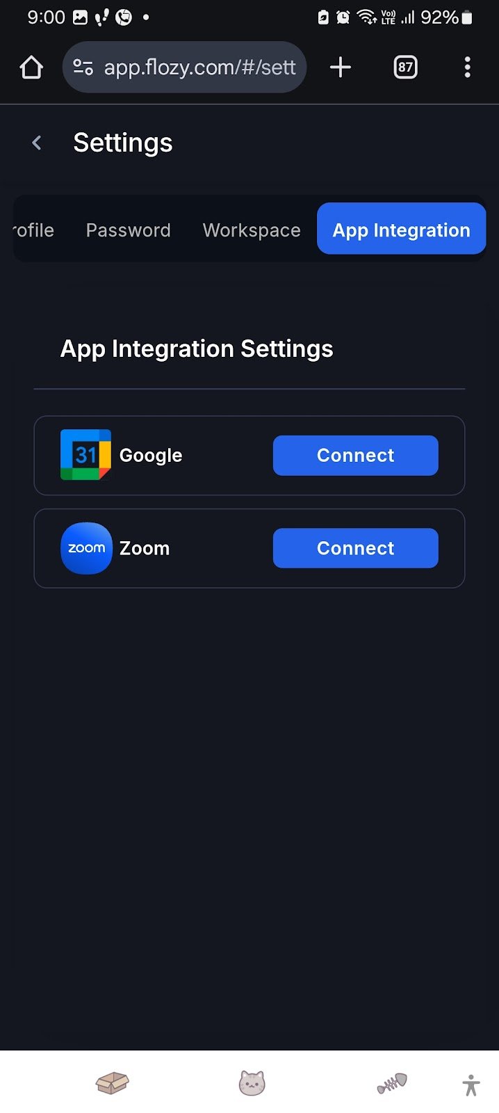 Integrate Essential Apps