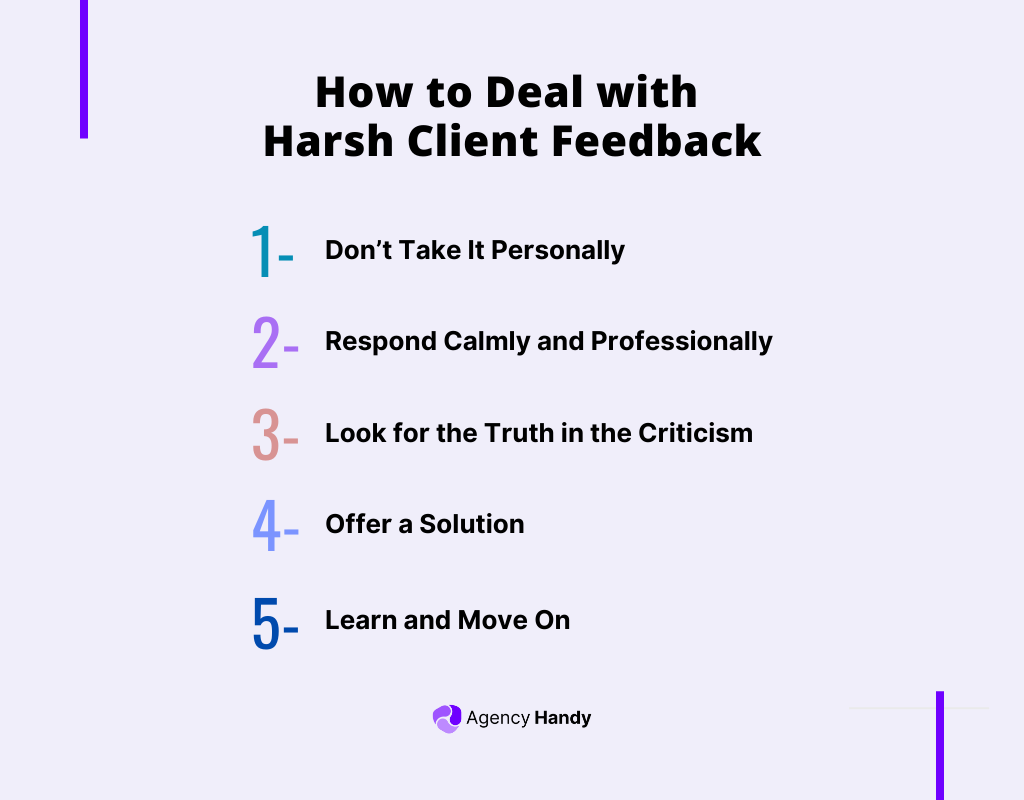 How to Deal with Harsh Client Feedback