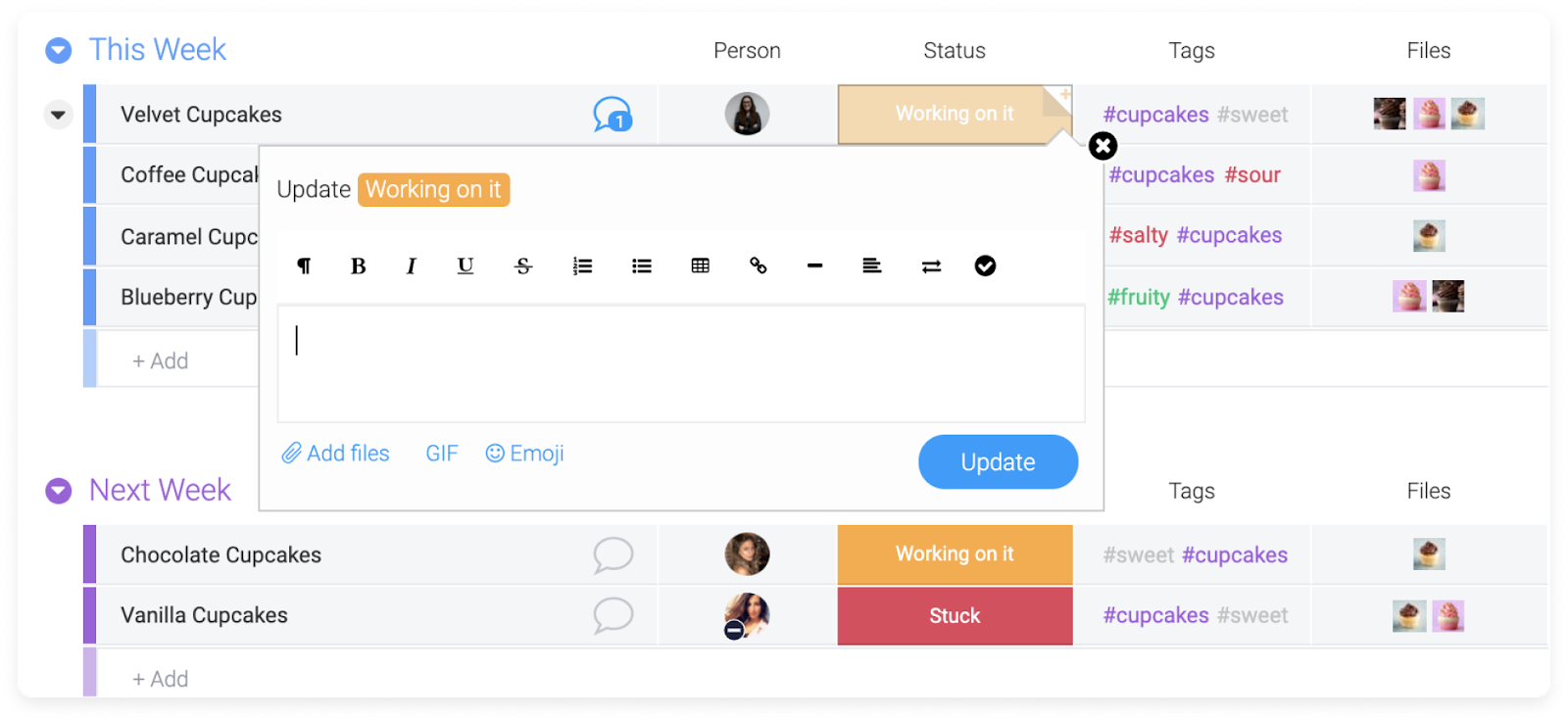 Monday.com File sharing