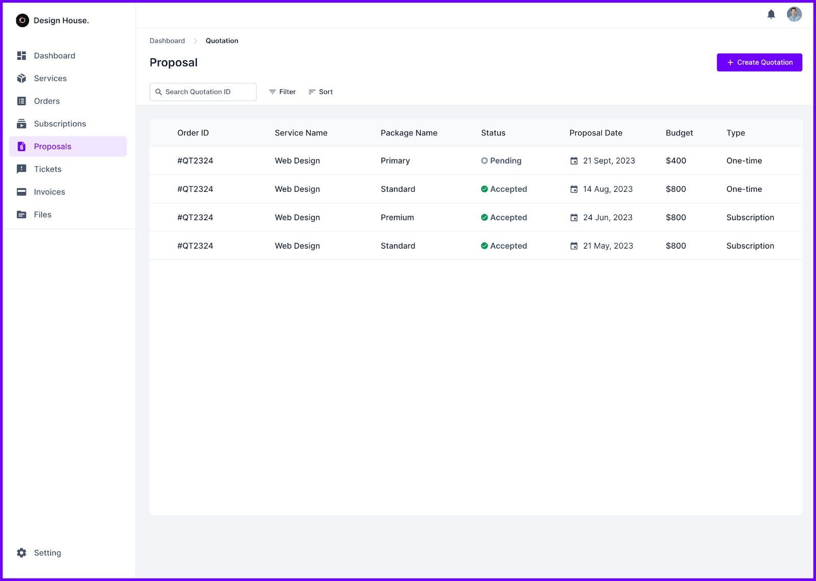 Agency Handy Proposal