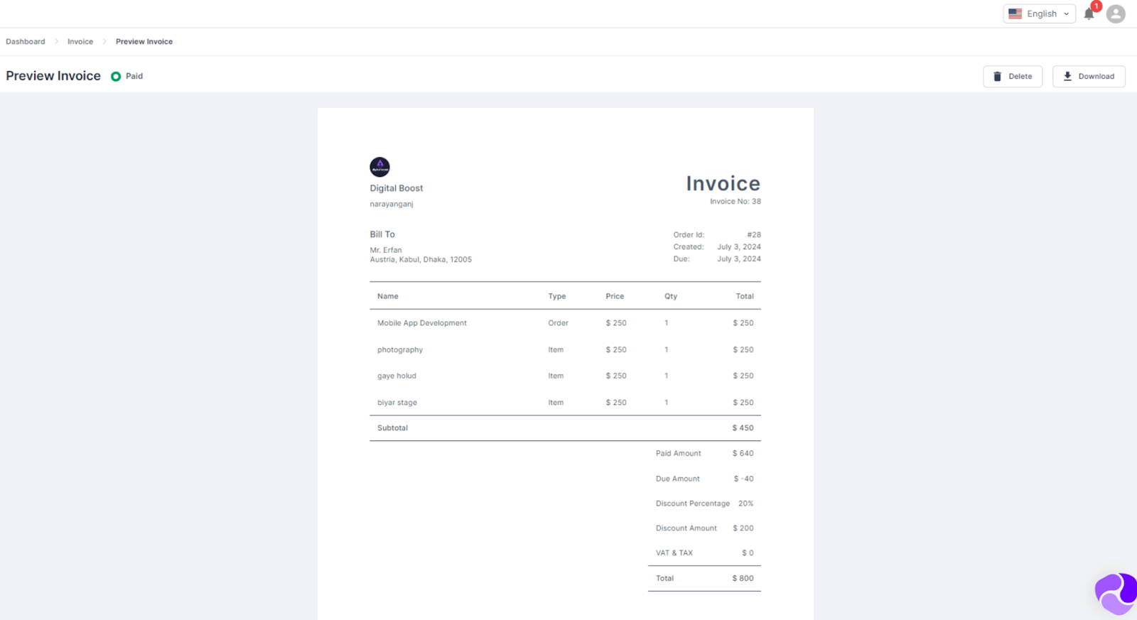 Agency Handy Billing and Invoicing