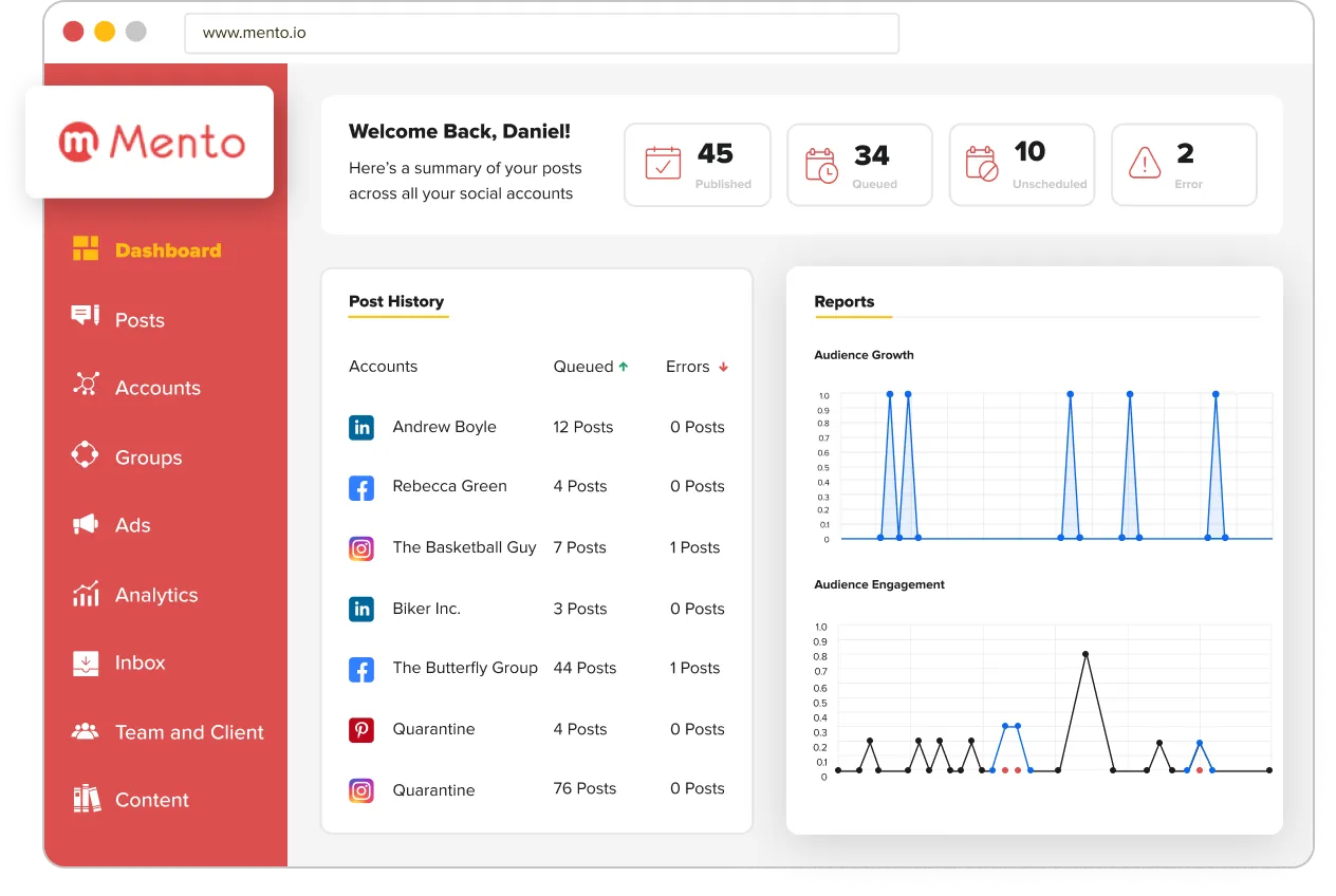 SocialPilot Whitelabel-Dashboard